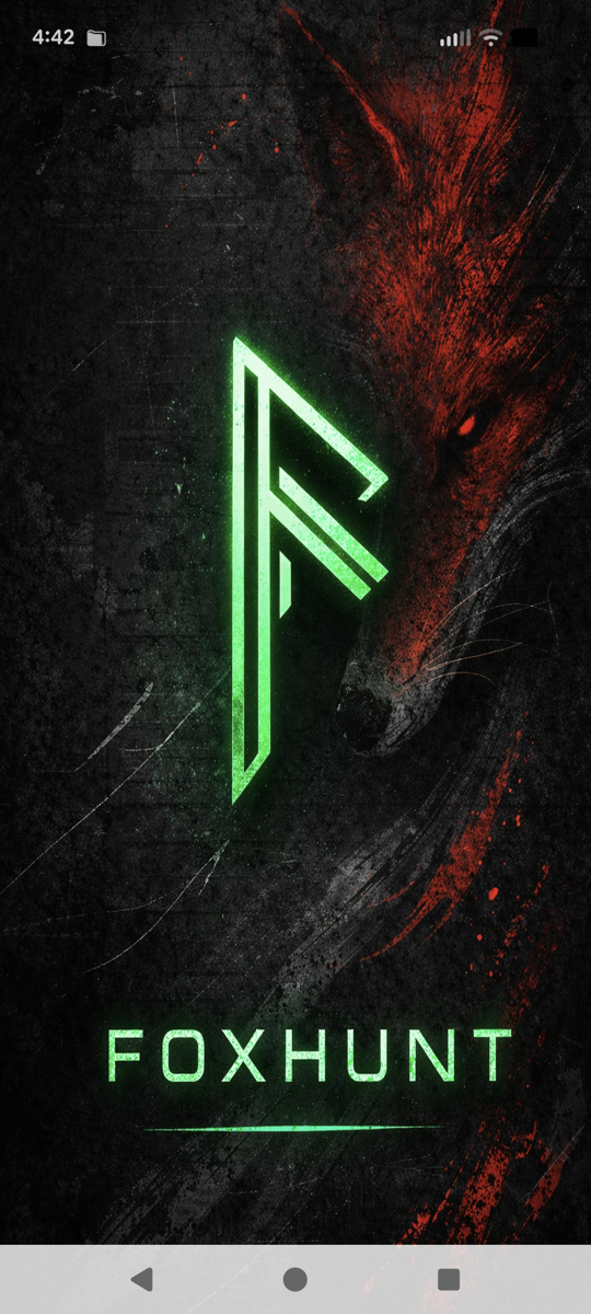 Foxhunt splash screen